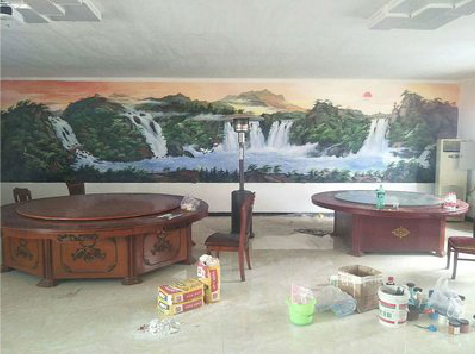 镇宁墙绘-写实风景