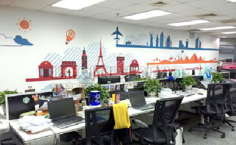 镇宁教你设计办公室墙绘的方法。