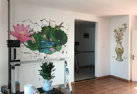 镇宁墙体彩绘相比墙纸的优势。